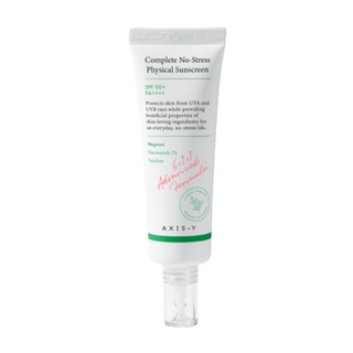 AXIS-Y Complete No-Stress Physical Sunscreen Ver. 3 - Veido odą saugantis kremas su SPF50+ 50ml