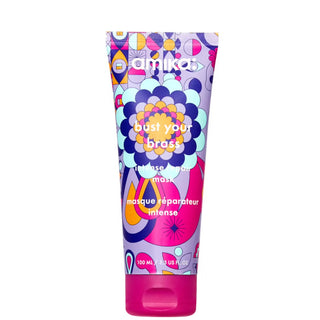 amika Bust Your Brass Cool Blonde Intense Repair Hair Mask - Šviesių plaukų kaukė 100ml