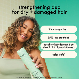 amika The Kure Bond Repair Shampoo - Šampūnas pažeistiems lūžinėjantiems plaukams 275ml