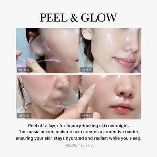 Medicube Collagen Overnight Wrapping Peel Off Facial Mask - Veidą valanti naktinė kaukė 75ml