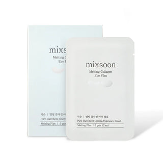 Mixsoon Melting Collagen Eye Film - Tirpstančios raukšles lyginančios plėvelės paakiams 10vnt