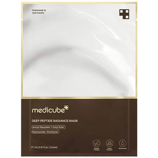 Medicube Deep Peptide Radiance Mask – intensyviai odą atgaivinanti lakštinė kaukė su peptidų kompleksu