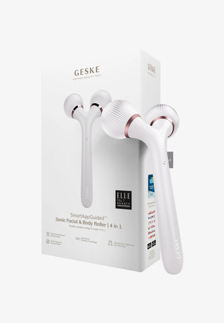 GESKE Sonic Facial & Body Roller 4in1 - Veido ir kūno odos masažuoklis