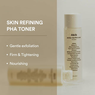 Abib Jericho Rose PHA Toner Skin Booster - Švelniai eksfolijuojantis drėkinamasis tonikas 200ml