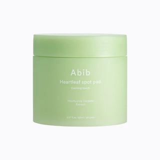 Abib Heartleaf Spot Pad Calming Touch - Veido odą raminantys, atgaivinantys, mažinantys raudonumą padeliai 80vnt