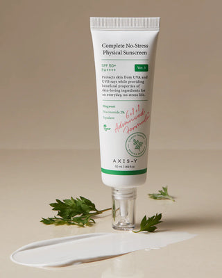 AXIS-Y Complete No-Stress Physical Sunscreen Ver. 3 - Veido odą saugantis kremas su SPF50+ 50ml