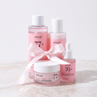 ANUA Peach 77 Niacin Glow Hydration - Maxi rutina odos maitinimui ir drėkinimui