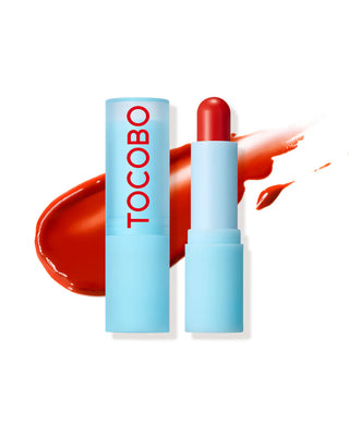 TOCOBO Glass Tinted Lip Balm 013 Tangerine Red - Lupų balzamas su spalva 19g