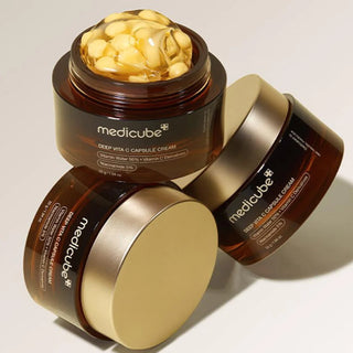 Medicube Deep Vita C Capsule Cream - Veido kremas su vitaminų kapsulėmis 55g