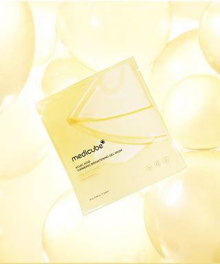 Medicube Kojic Acid Turmeric Brightening Gel Mask - odos toną lyginanti veido kaukė
