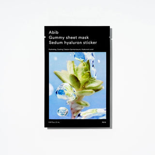 Abib Gummy Sheet Mask Sedum Hyaluron Sticker - drėkinanti ir vėsinanti veido kaukė