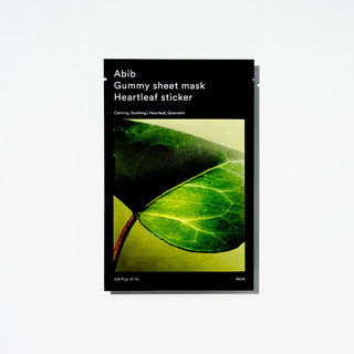 Abib Gummy Sheet Mask Heartleaf - Veido kaukė
