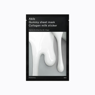 Abib Gummy Sheet Mask Collagen Milk Sticker - Korėjietiška lakštinė kaukė veidui