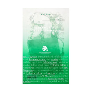 AXIS-Y Mugwort Green Vital Energy Complex Sheet Mask - Veido kaukė 27ml
