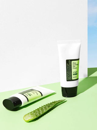 COSRX Aloe Soothing Sun Cream SPF50+/PA+++ - Saulės kremas su aloe ekstraktu 50ml
