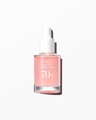 Anua Peach 70% Niacin Serum - Persikų serumas suteikiantis odai lygumo ir spindėjimo efektą 30ml