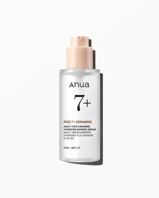 Anua 7 Rice Ceramide Hydrating Barrier Serum - Drėkinantis ir atstatantis odos balansą serumas 50ml