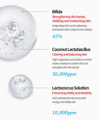 TOCOBO Bifida Biome Essence - atkuriamoji veido esencija su fermentais 50ml