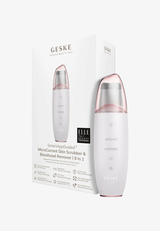 GESKE MicroCurrent Skin Scrubber 9in1 - Mikrosrovių veido ir inkštirų šveitiklis