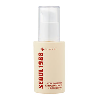 SEOUL 1988 Serum: Retinal Liposome 2% + Black Ginseng - Anti-aging serumas veido odai 30ml