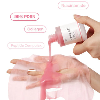 Medicube PDRN Pink Peptide Serum Mask - Stangrinanti lakštinė kaukės su PDRN ir peptidais