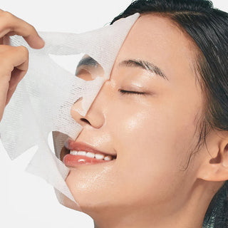 Mugwort Calm Gauze Soothing Mask - Korėjietiškų veido kaukių rinkinys 10vnt