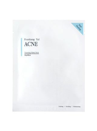 Pyunkang Yul ACNE Dressing Mask Pack – 4 lapelių veido kaukė odai su akne