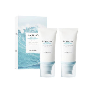 SKIN1004 Madagascar Centella Hyalu-Cica Water-Fit Sun Serum SPF50+ / PA++++ - Saulės kremo rinkinys 2vnt.