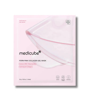 Medicube PDRN Pink Collagen Gel Mask - atstatomoji veido kaukė